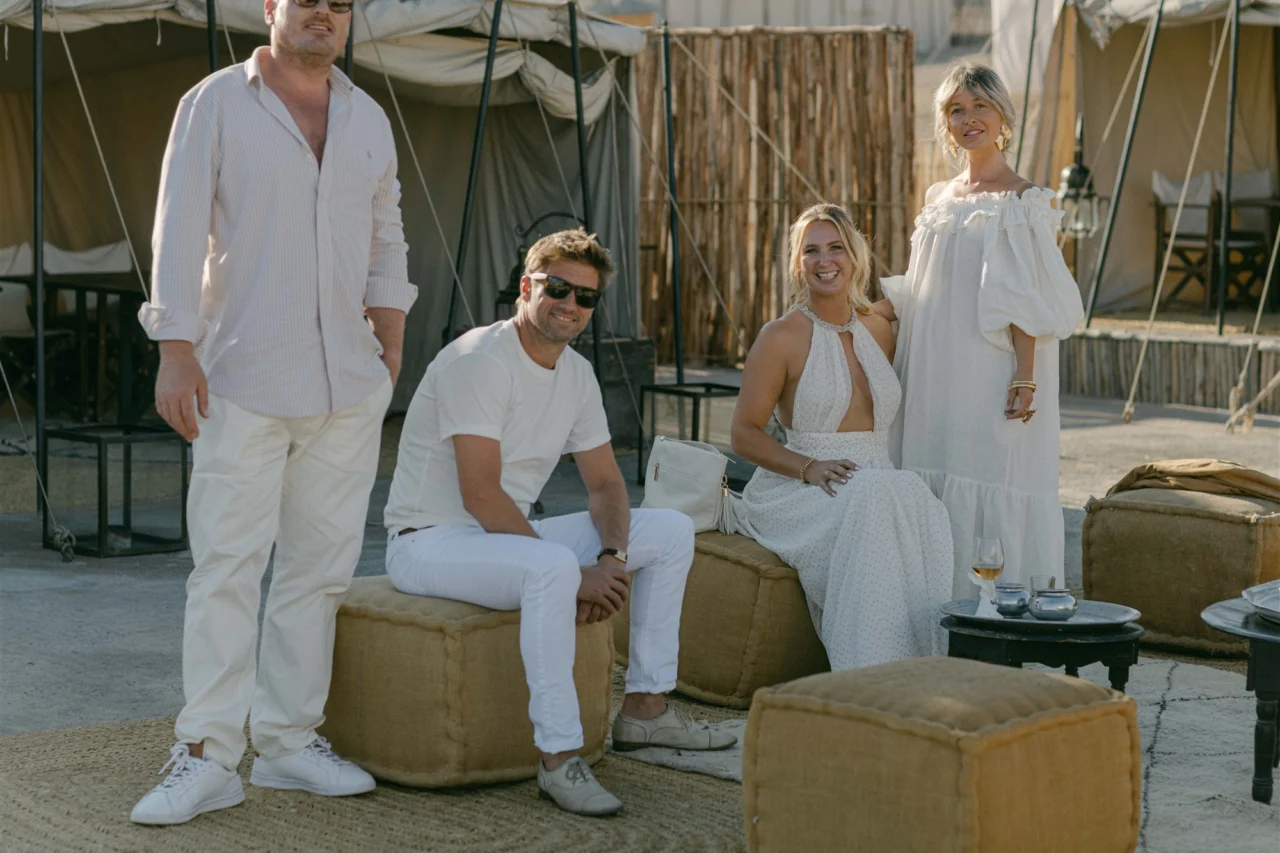 Vow renewal in the Agafay desert near Marrakech
