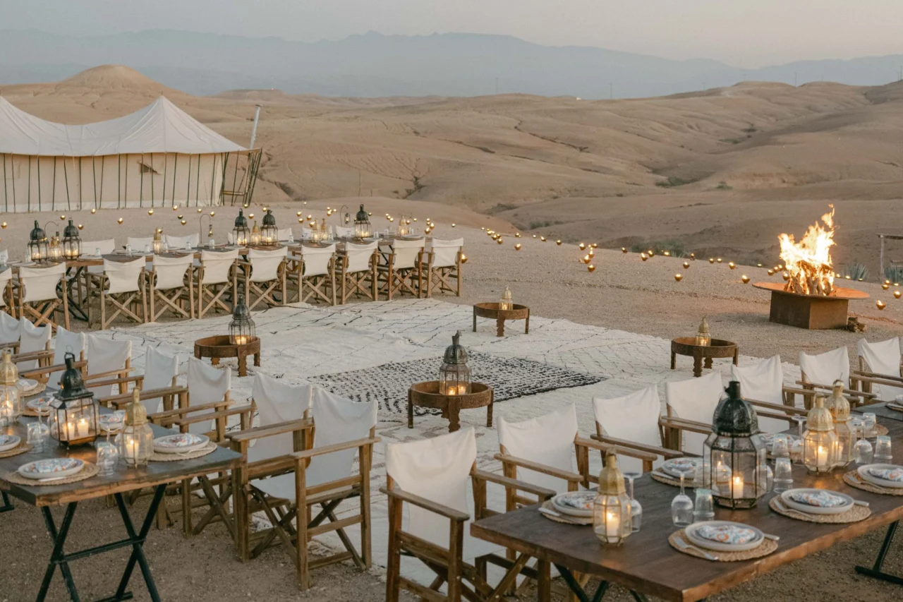 Agafay desert wedding packages near Marrakech